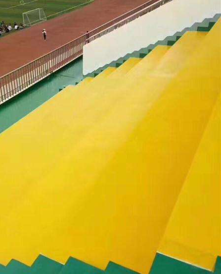 佳县球场台阶翻新修补改造